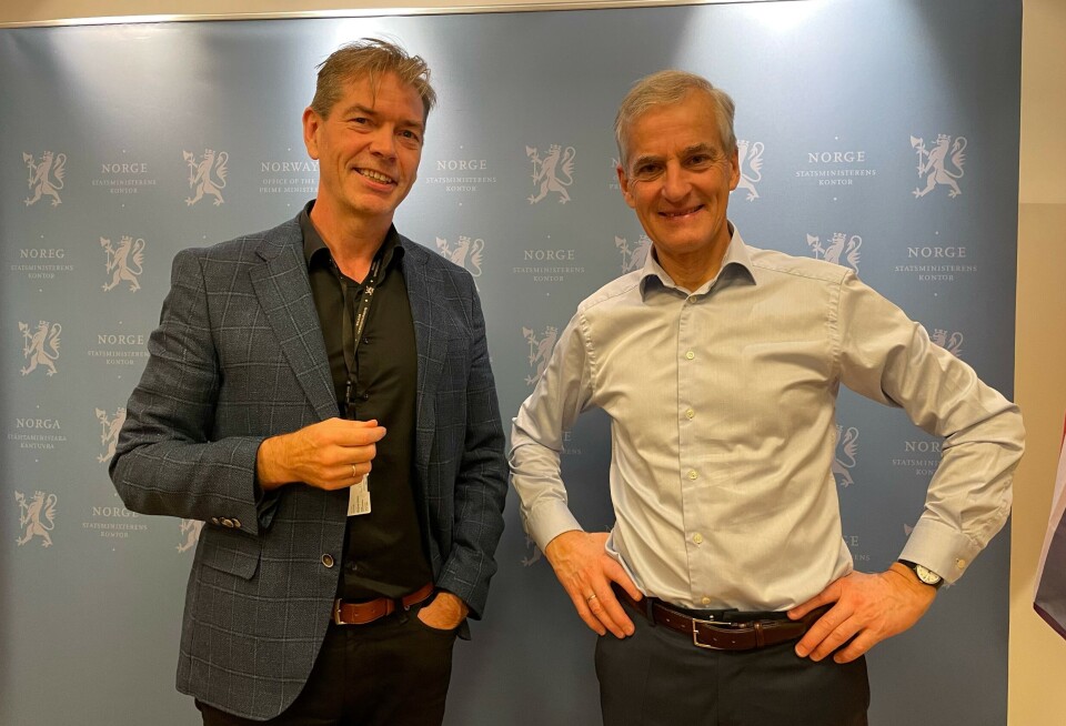 NÆR MEDARBEIDER. Wegard Harsvik fra Fauske er Jonas Gahr Støres nære medarbeider på Statsministerens kontor.