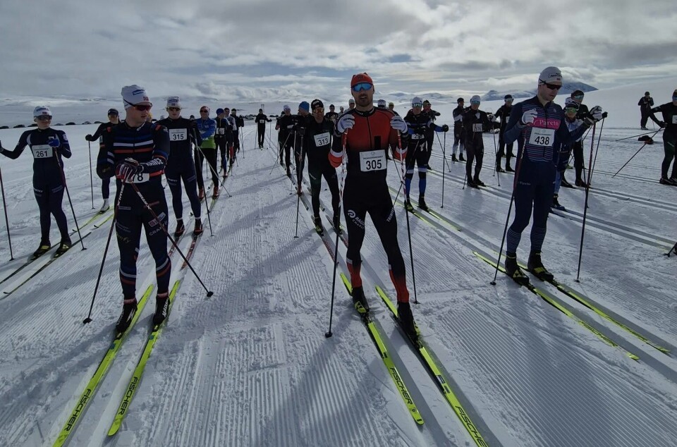 PÅSKESOL. Klar til start for Reinhornrennet 2025