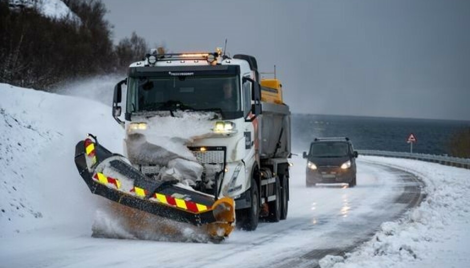 VANT ANBUDET. Brøyting er en viktig del av den nye driftskontrakten i Salten.