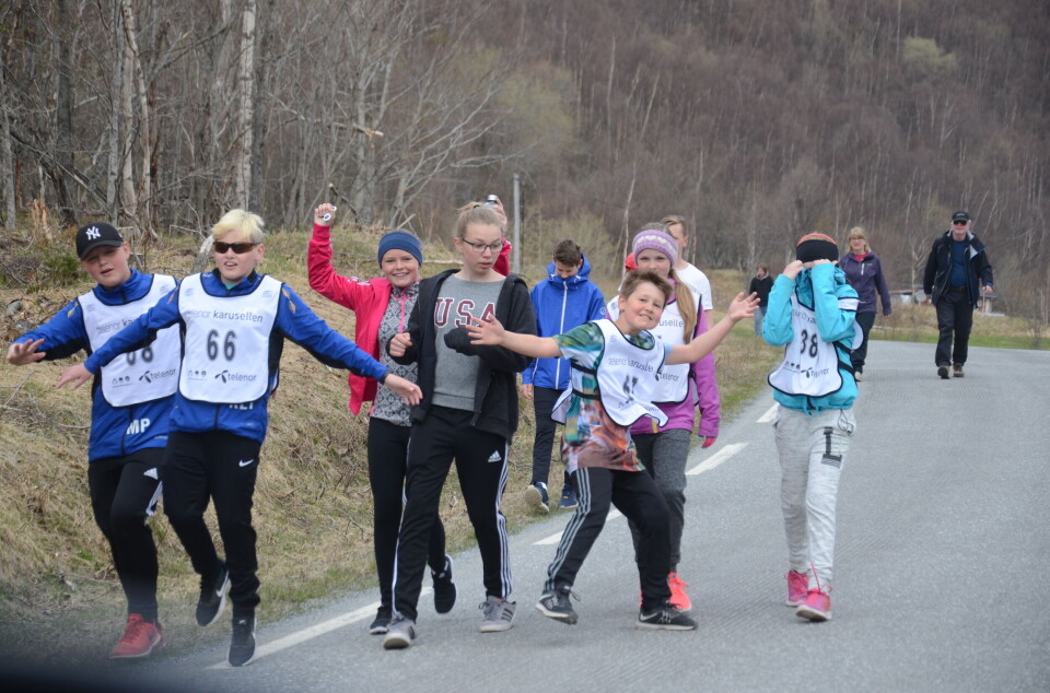 GJENG. Disse glade deltakerne poserte gjerne for Saltenpostens fotograf tilbake i 2017 .