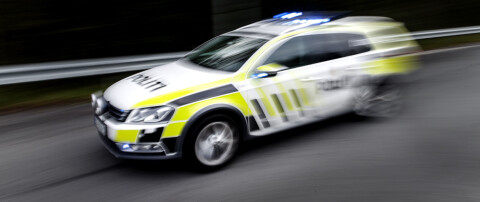 Krysset motgående kjørefelt