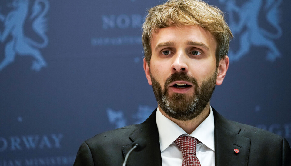 Helse- og omsorgsminister Jan Christian Vestre.