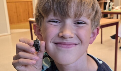 Peter (8) har funnet gull