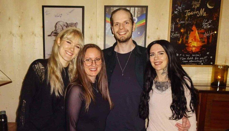 ARRANGØRENE. Maya Karlsen, Victoria Brekke, Joakim Nilsen og Malin Kvitblik.