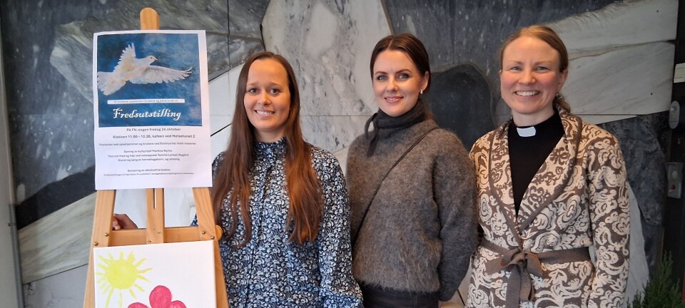 Fredsutstilling åpnet på Helsetunet