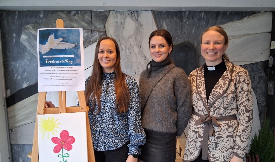 Fredsutstilling åpnet på Helsetunet