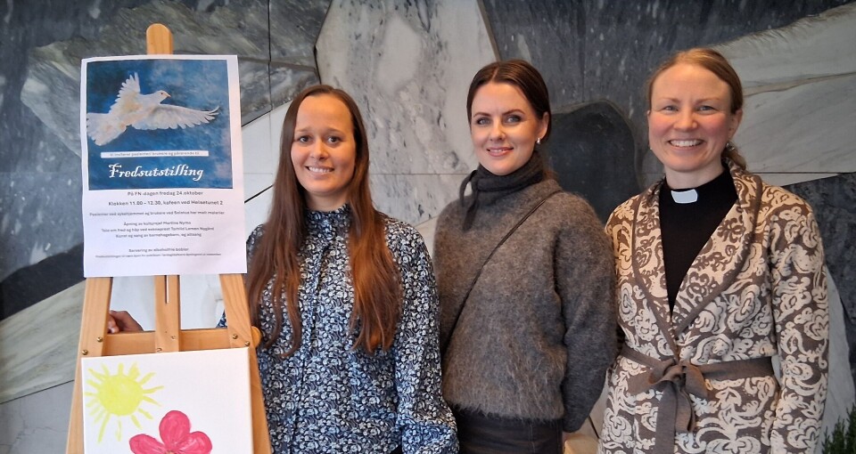 Fredsutstilling åpnet på Helsetunet